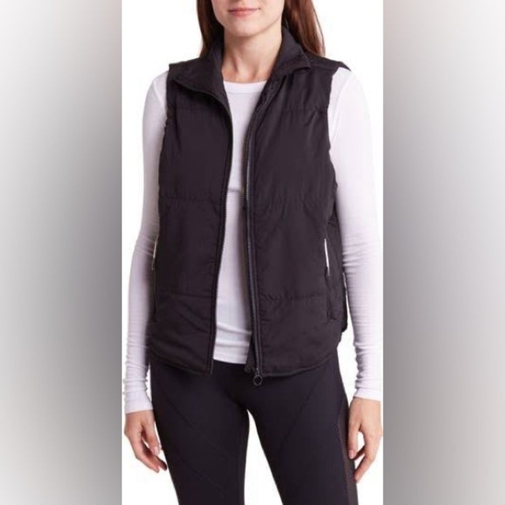 90 degree by reflex below zero puffer vest Black Puffer Vest Sz M